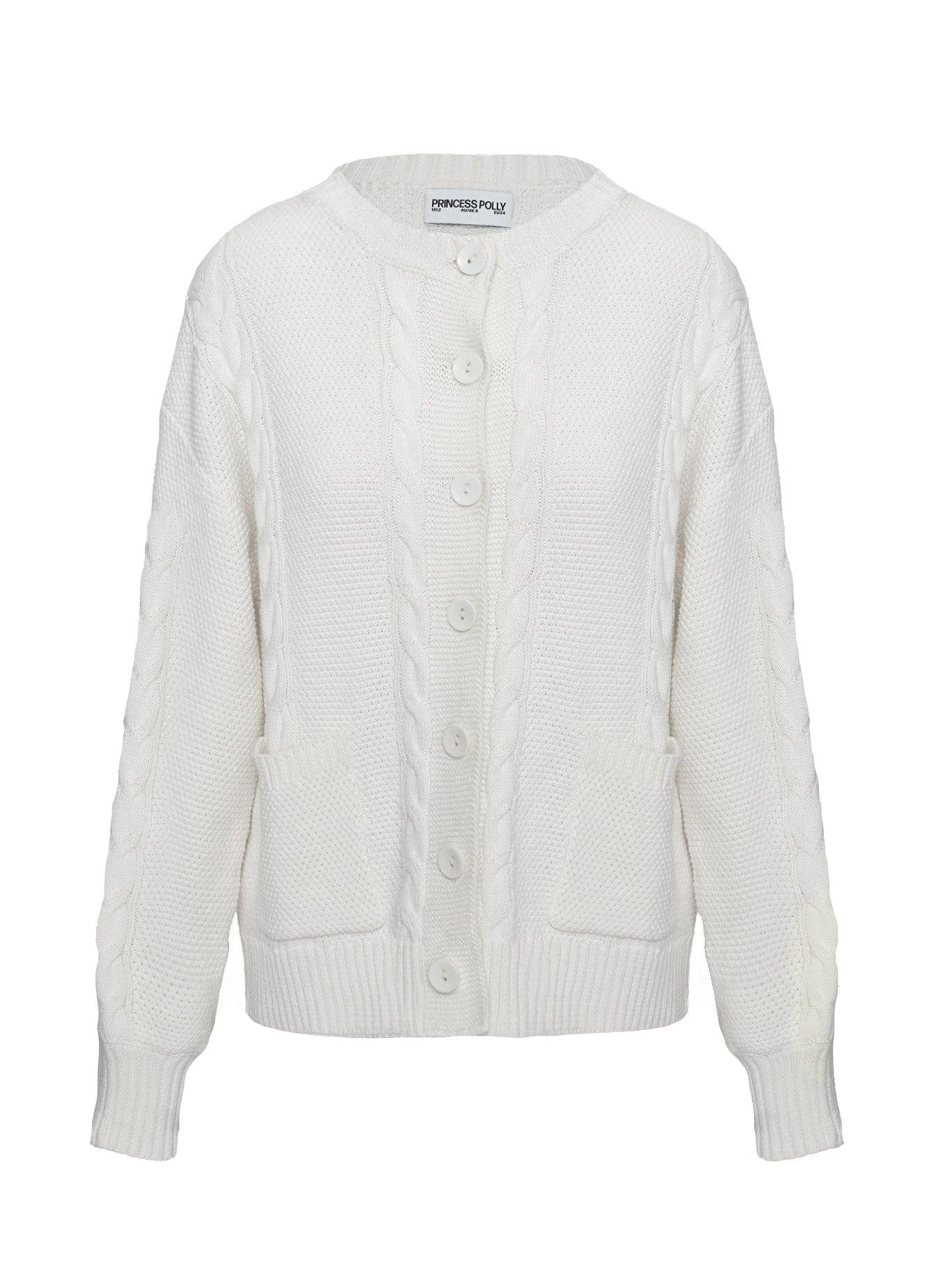 Aldgate Knit Cardigan Ivory Product Image