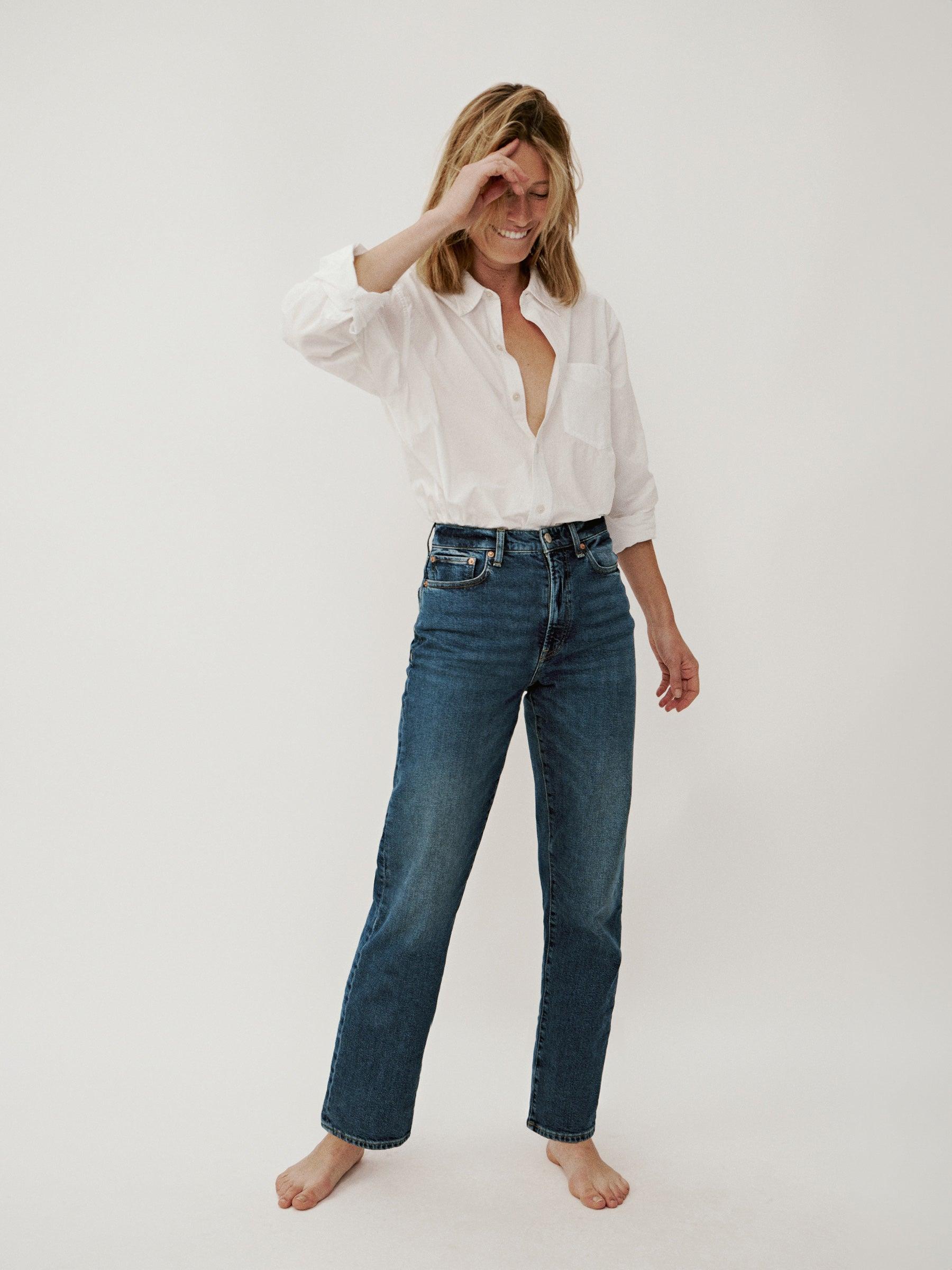 White Mainstay Cotton Shirt Product Image