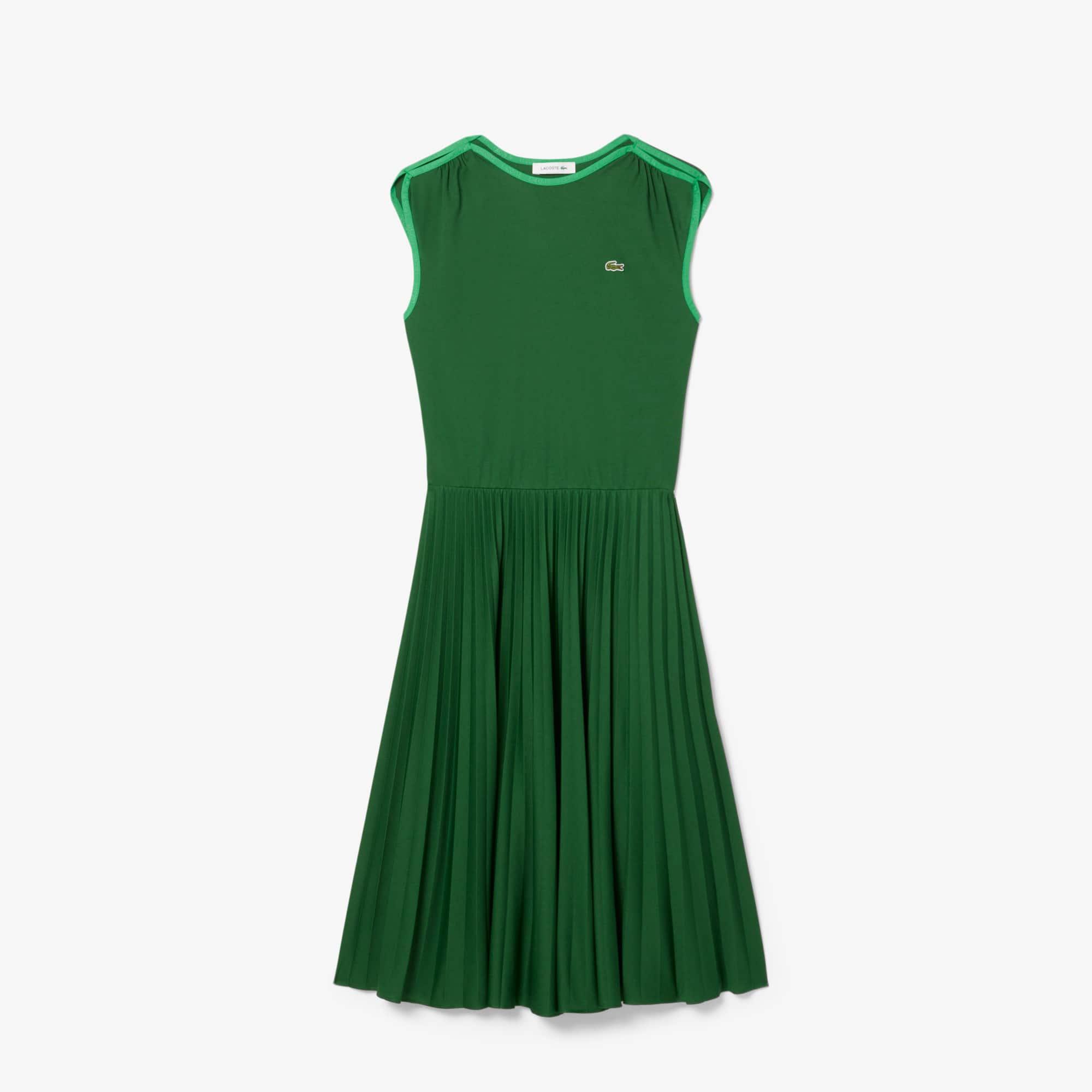 Women's Sleeveless Pleated Dress Product Image