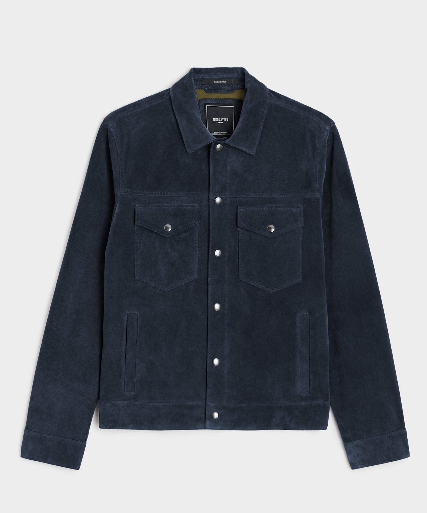 Italian Suede Dylan Jacket Product Image