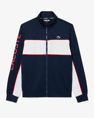 Print Branding Zipped Tennis Sweatshirt Product Image