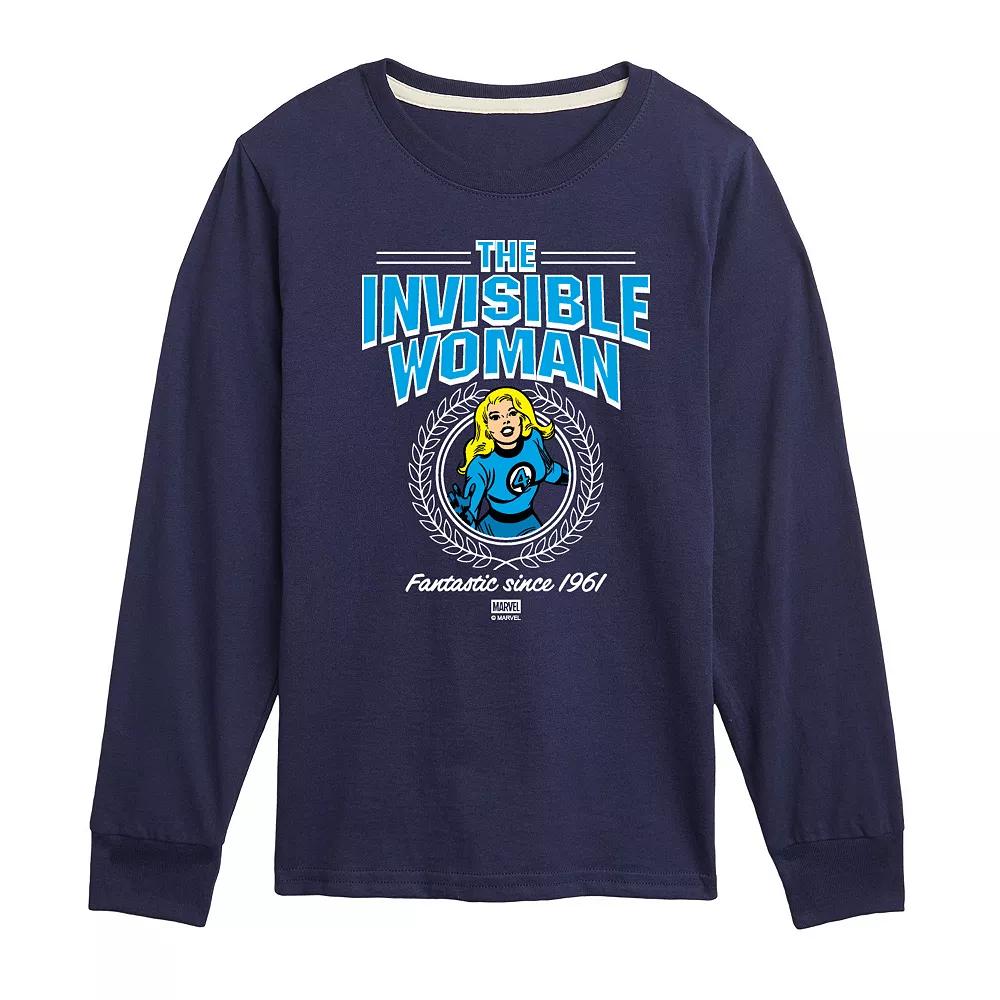 Boys 8-20 Marvel The Fantastic Four: First Steps Invisible Woman Long Sleeve Graphic Tee, Boy's,  Product Image