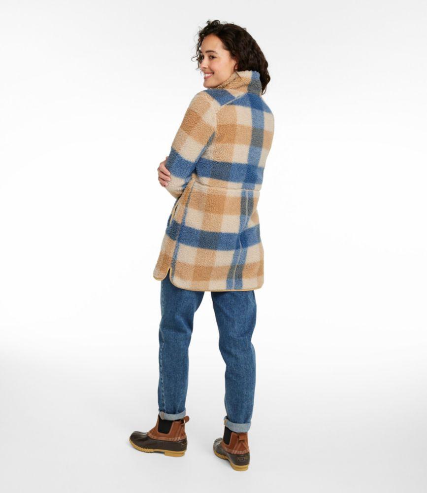 Women's Bean's Sherpa Fleece Coat, Print Product Image