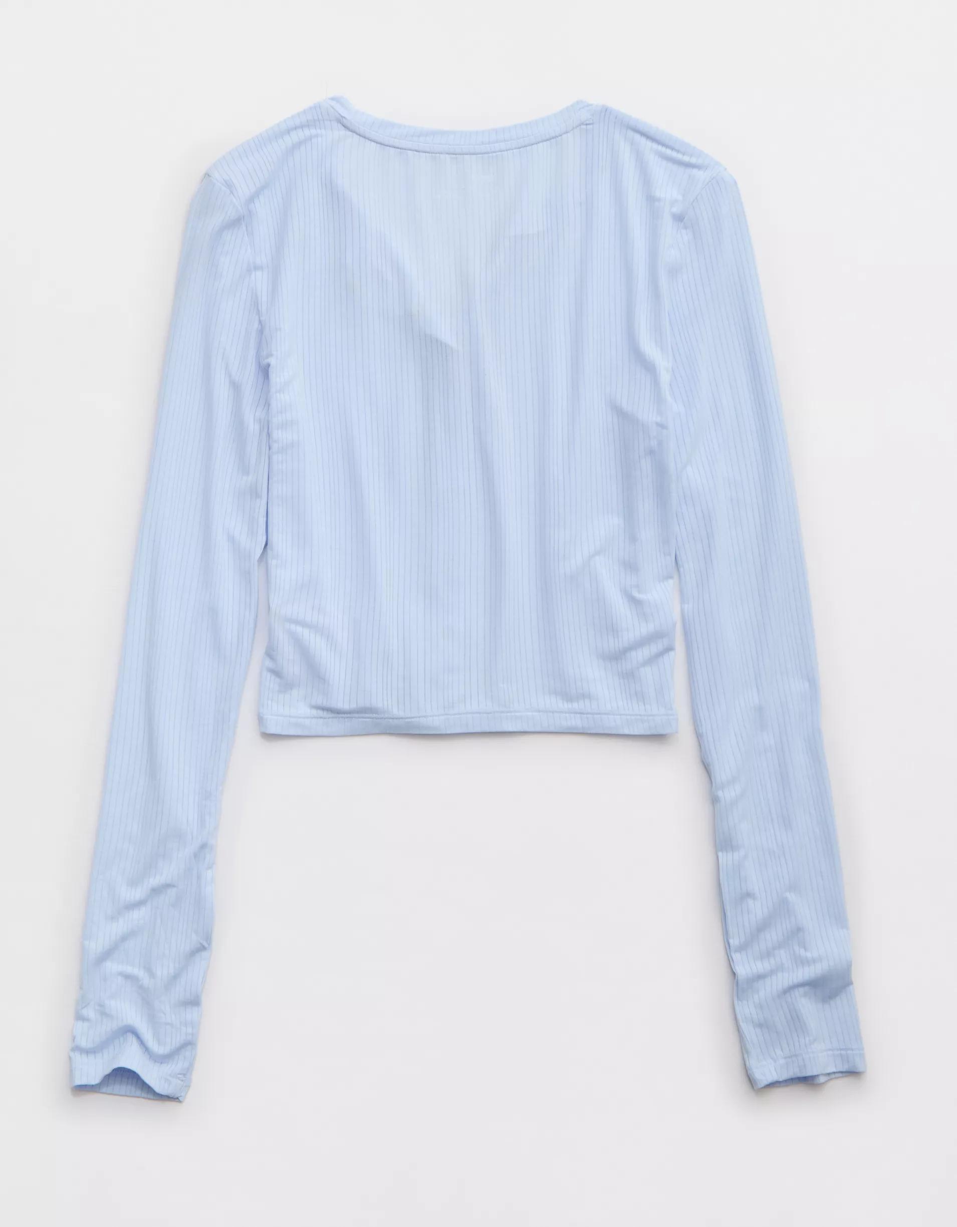 Aerie Superchill Modal Rib Cardigan Product Image