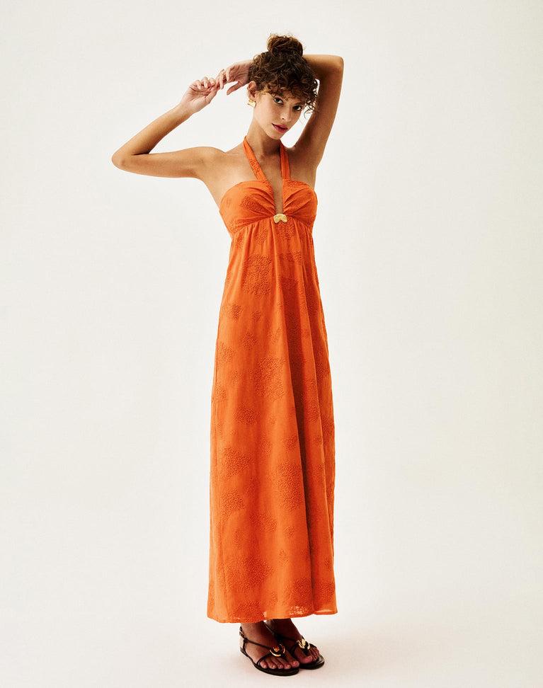 Pietra Maxi Dress - Marigold Product Image