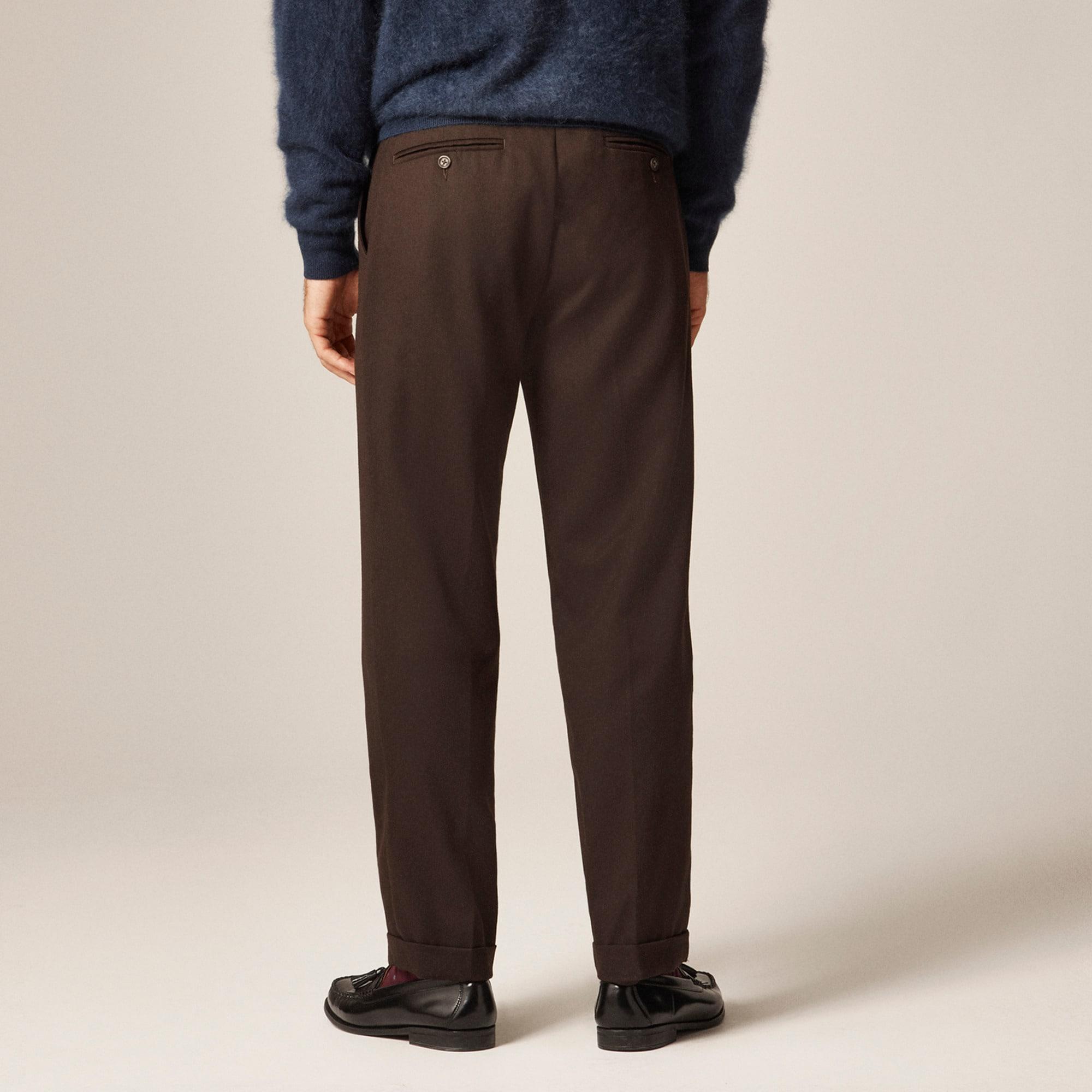 Classic creased wool trouser Product Image