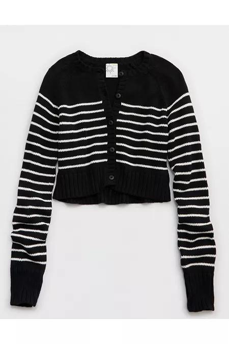 OFFLINE By Aerie Striped Cardigan Sweater Women's Product Image