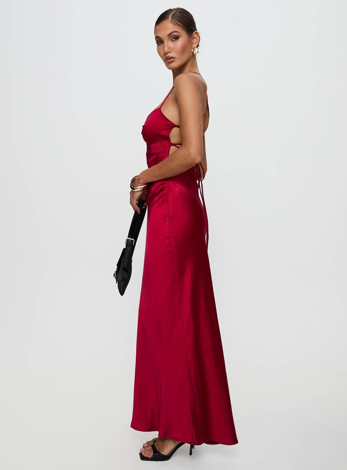 Kristelle Maxi Dress Red Product Image