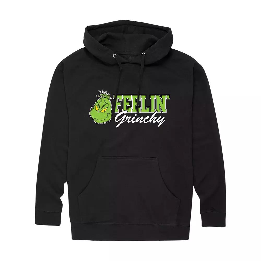 Men's Dr. Seuss Feelin' Grinchy Graphic Hoodie,  Product Image