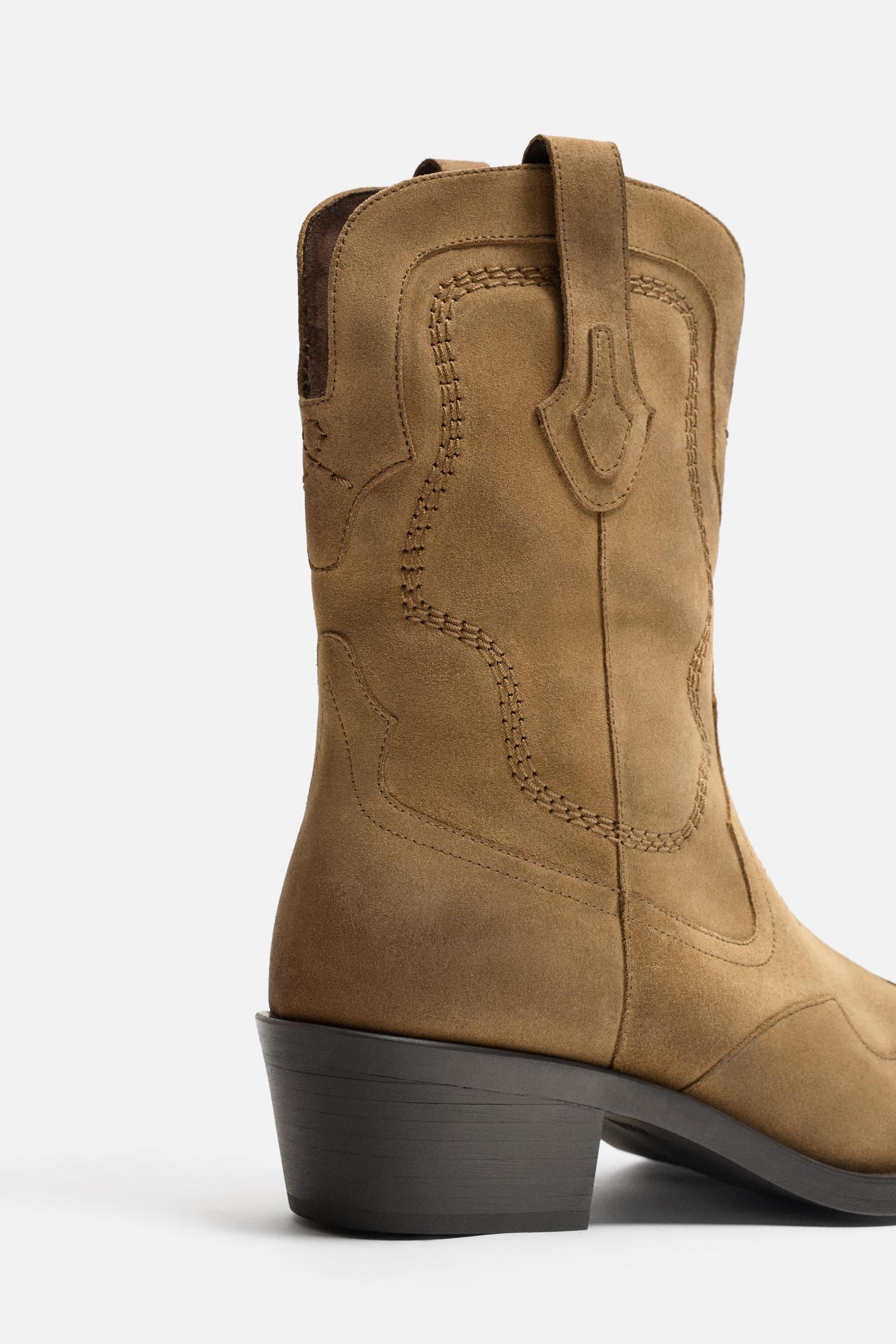 LEATHER COWBOY BOOTS Product Image