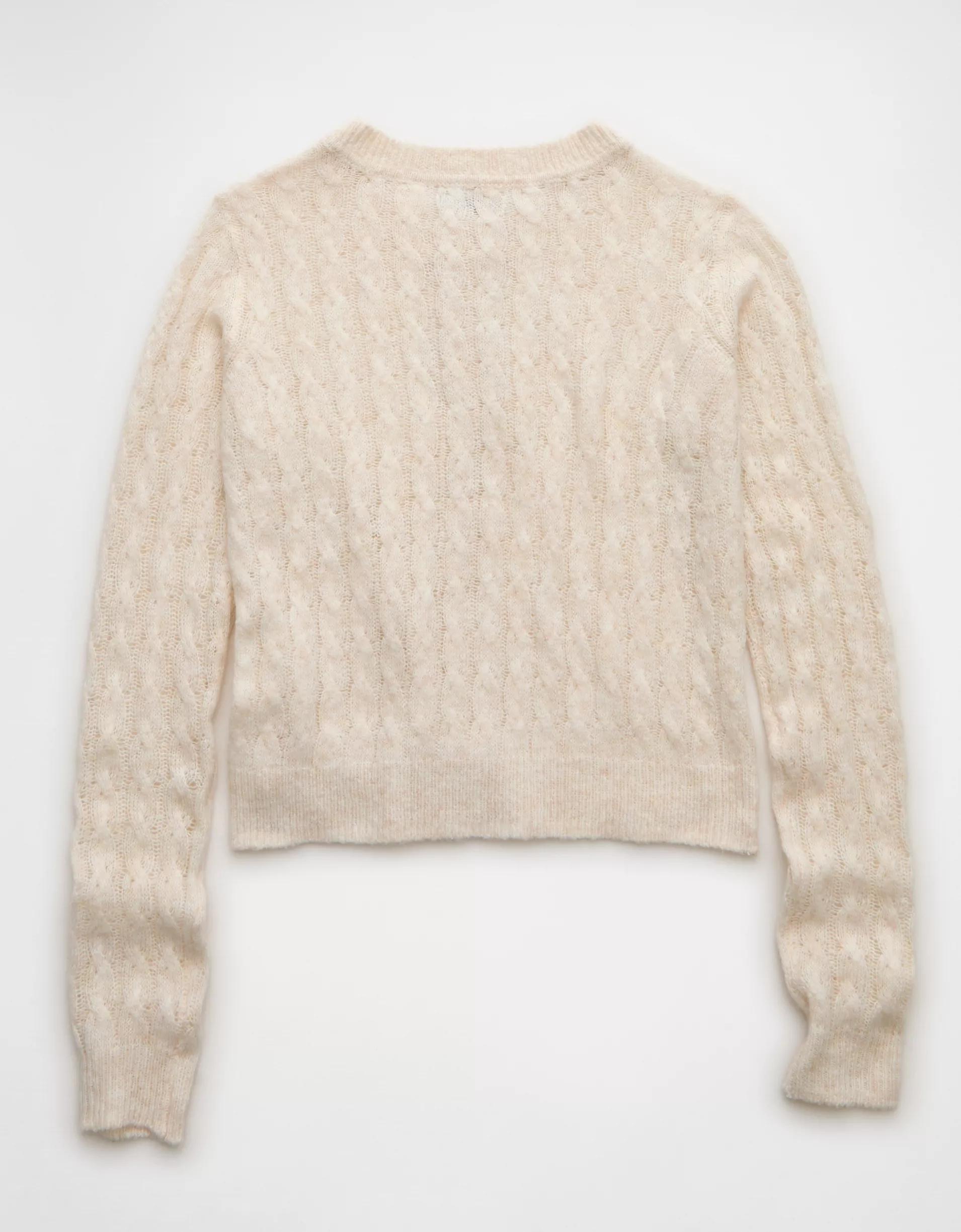 AE Whoa So Soft Button-Front Cardigan Product Image