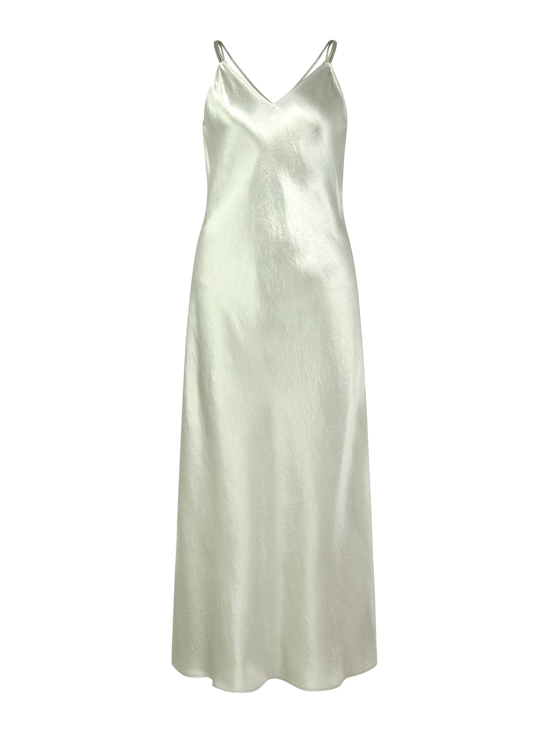 100% Acetate Women Slip Maxi Dress Product Image