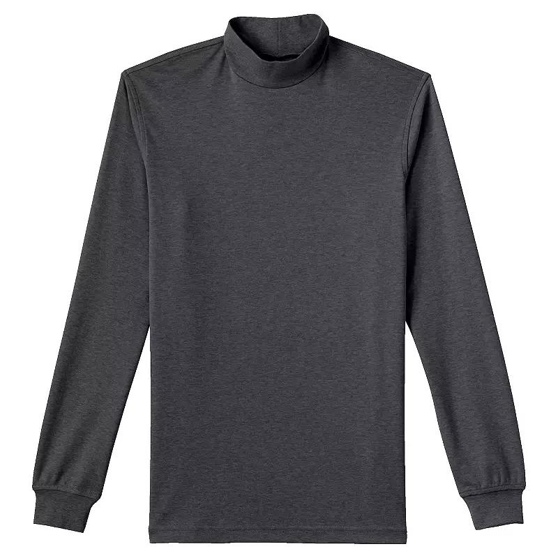 Lands' End Men's Super Soft Supima Mock Turtleneck,  Product Image