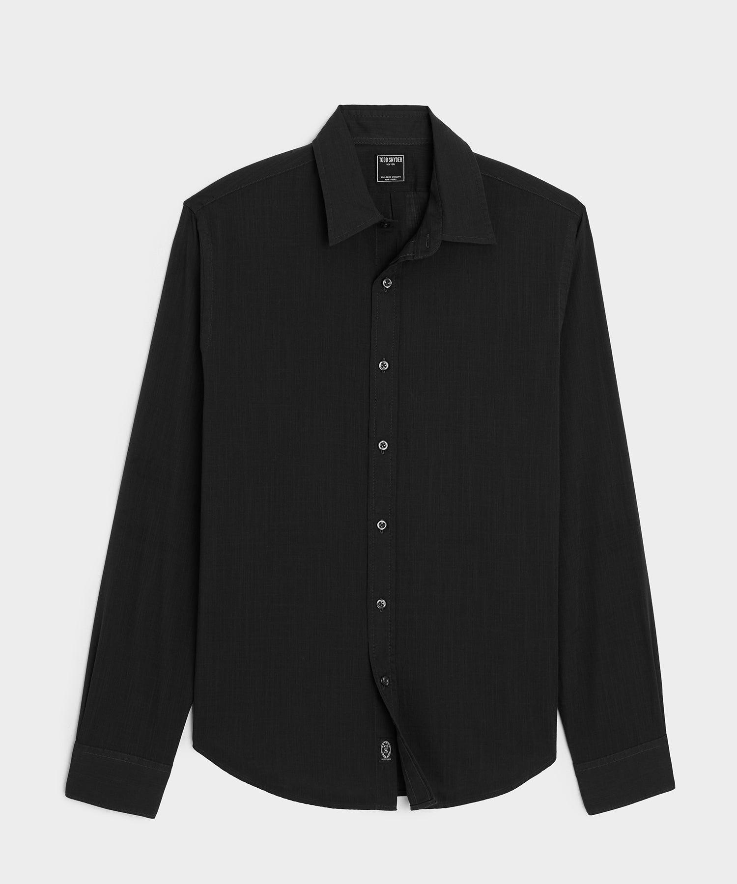 Slim Summerweight Point Collar Shirt Product Image