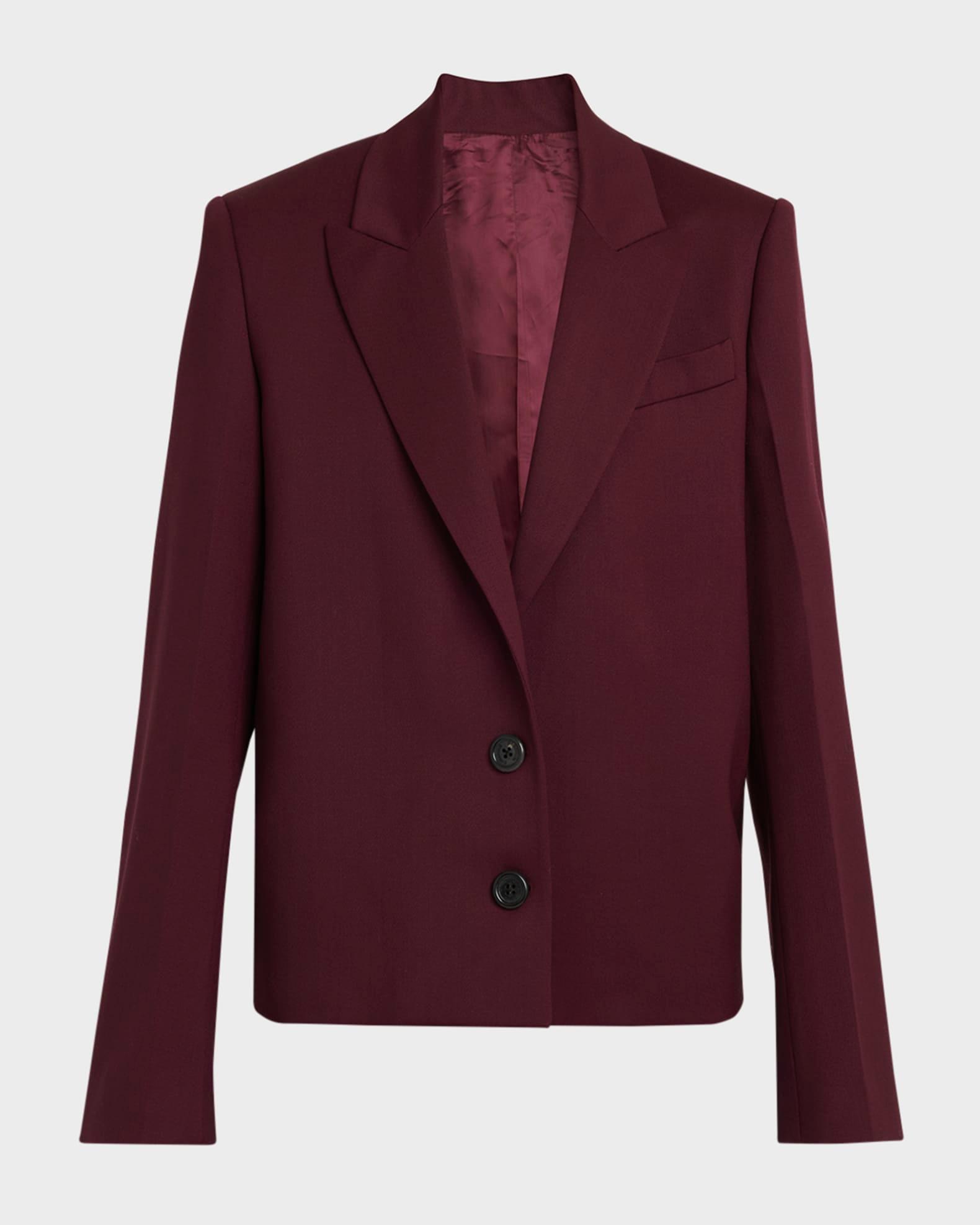 Raylee Virgin Wool Blazer Jacket Product Image