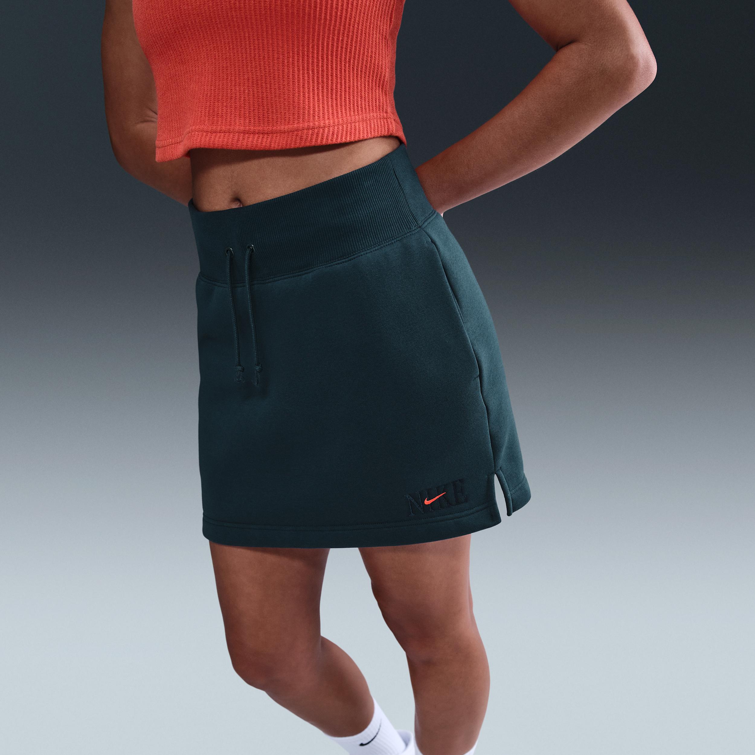 Womens Nike Sportswear Phoenix Fleece Skirt | IH7808-478 Product Image