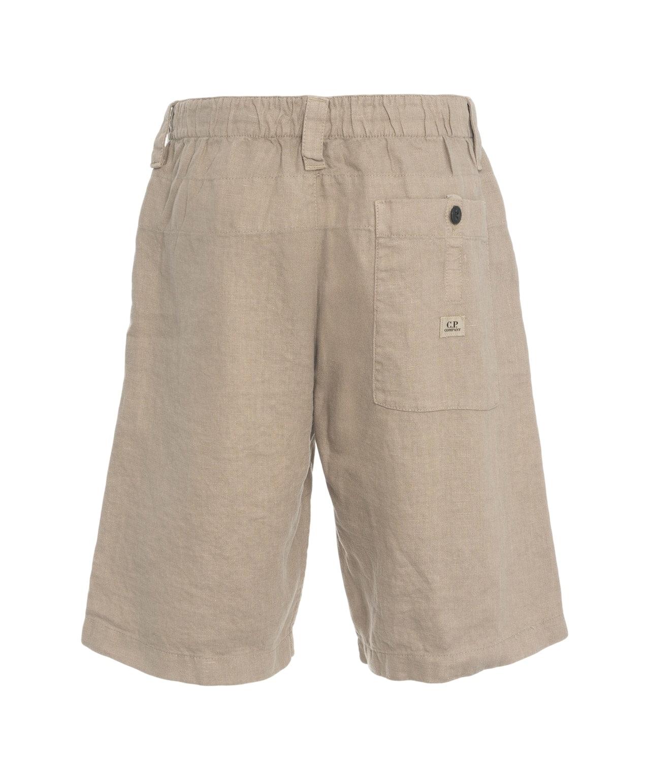 Linen cargo bermuda Product Image
