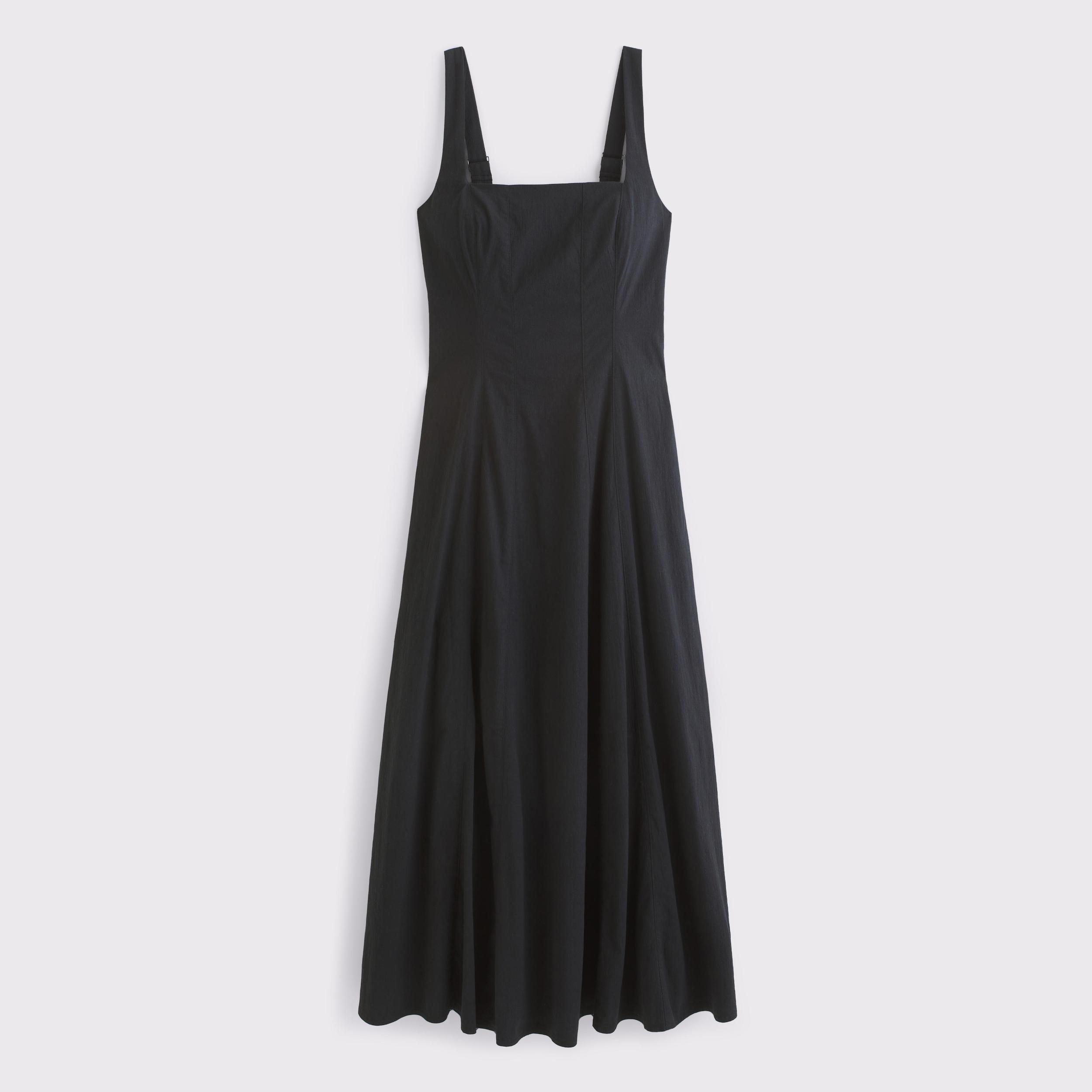 The A&F Mila Stretch Midi Dress Product Image