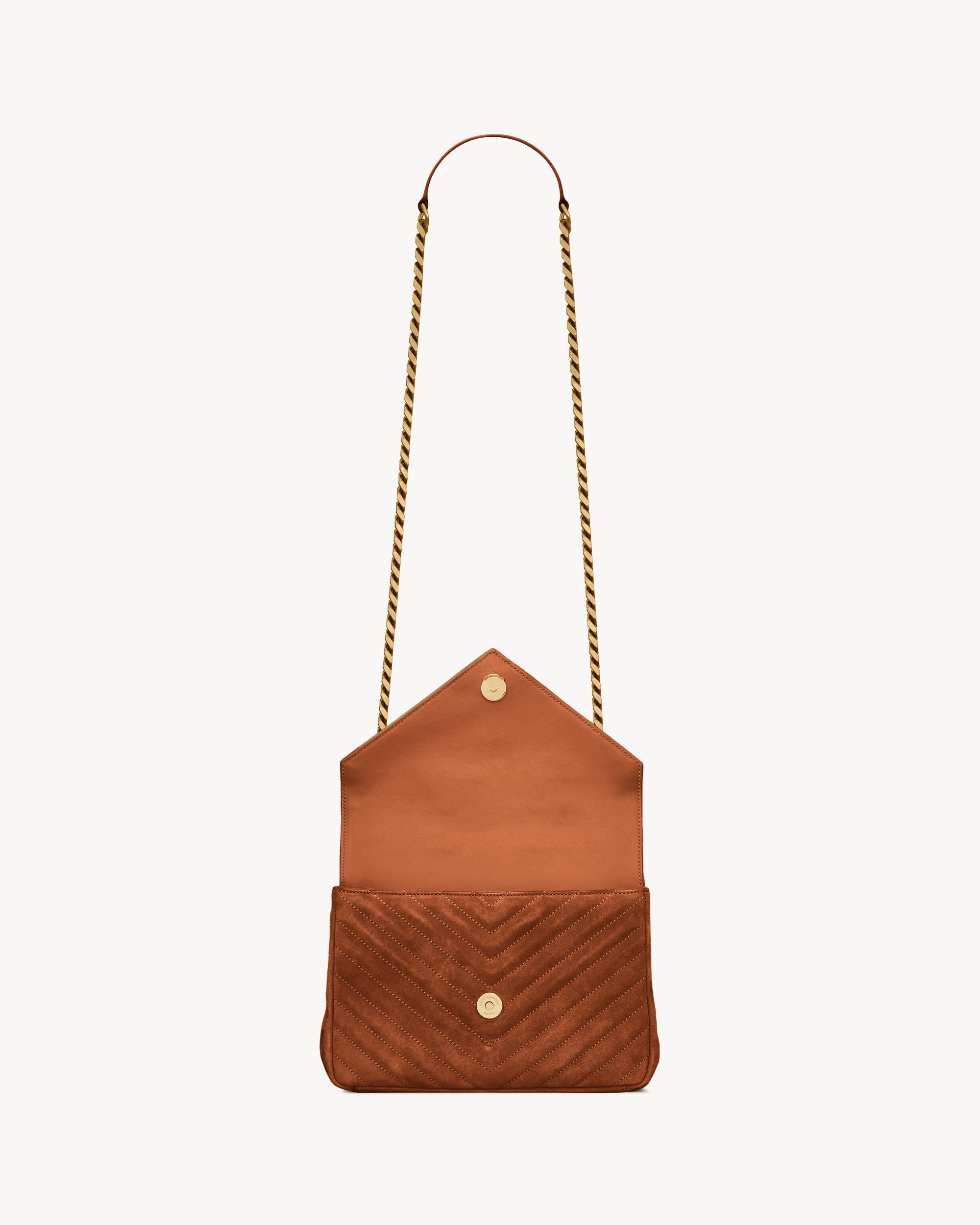 COLLEGE MEDIUM IN QUILTED SUEDE Product Image