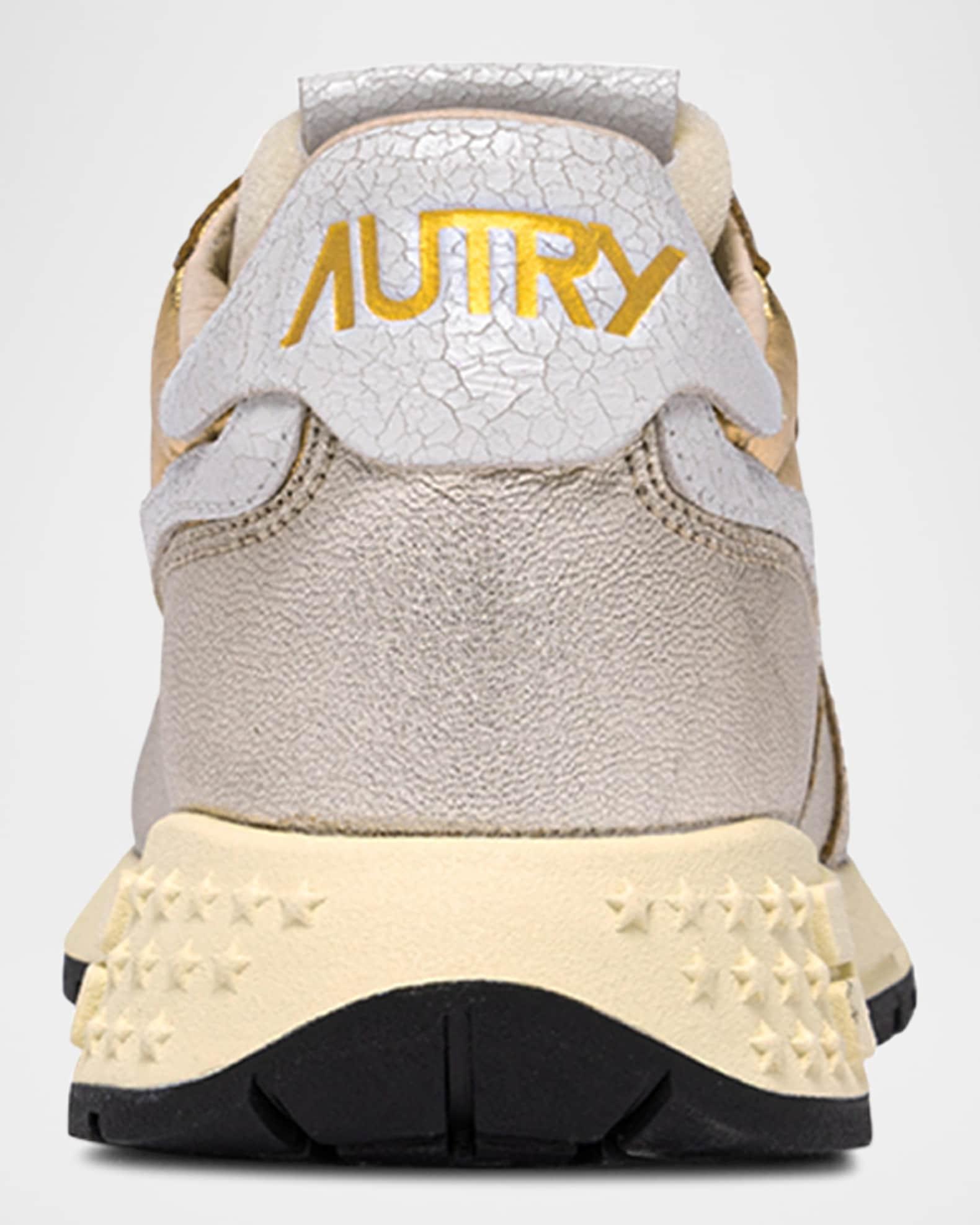 Reelwind Metallic Retro Trainer Sneakers Product Image