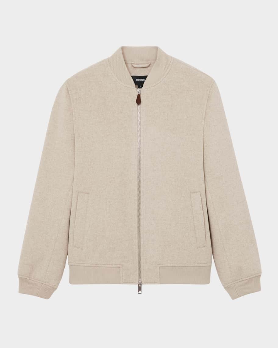 Men's Harlan Brushed Bomber Jacket Product Image