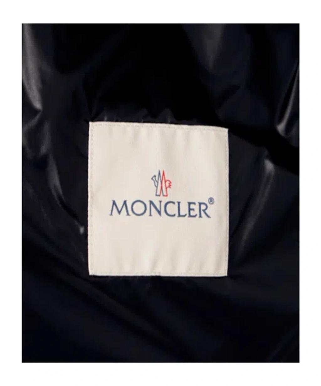 MONCLER High Collar Puffer Quilted Sleeveless Jacket In Black Product Image