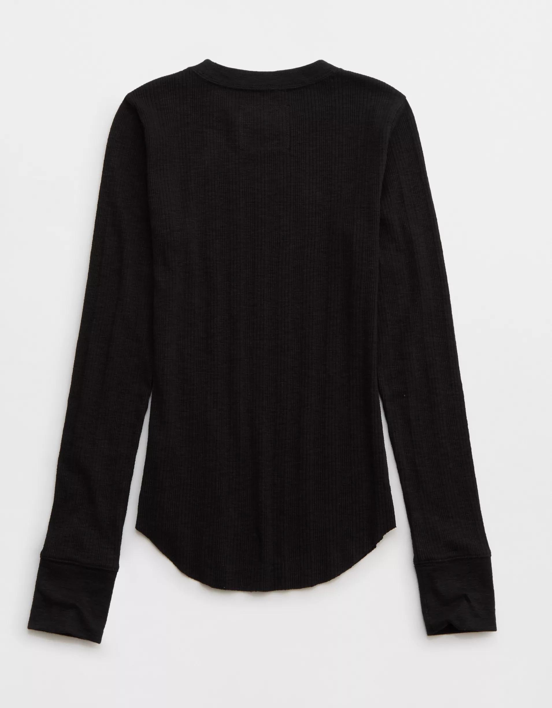 Aerie Essential Crewneck Layering T-Shirt Product Image