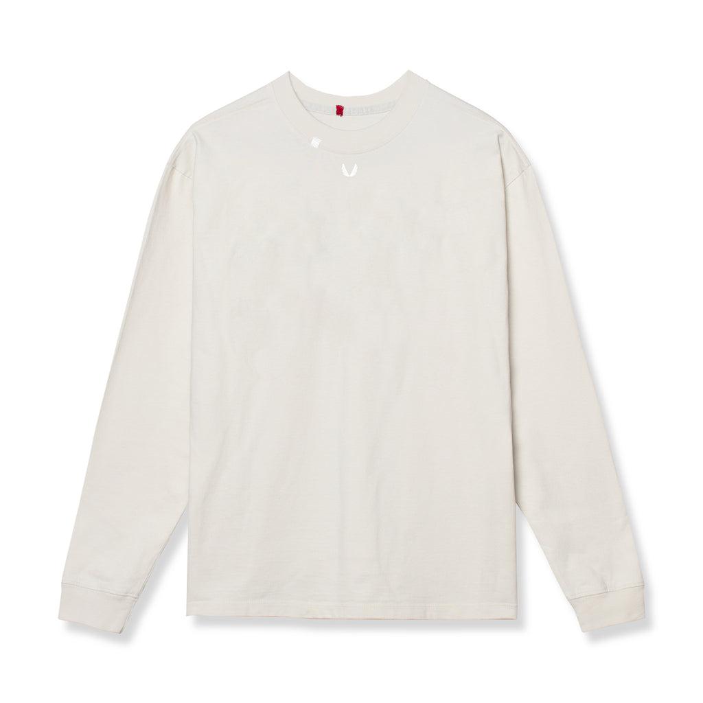 0851. Tech Essential™ Relaxed Long Sleeve - Stone/White "OTWR" Product Image