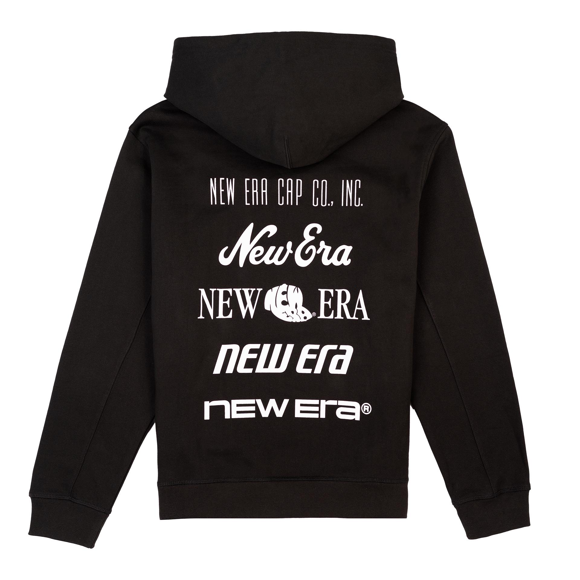 New Era Branded Moniker Black Hoodie Male Product Image