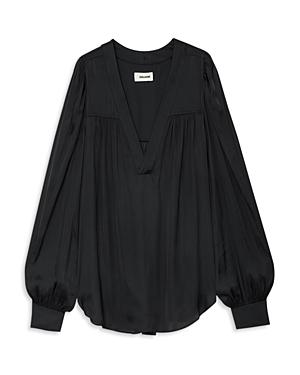 Zadig & Voltaire Telia Satin Blouse Product Image