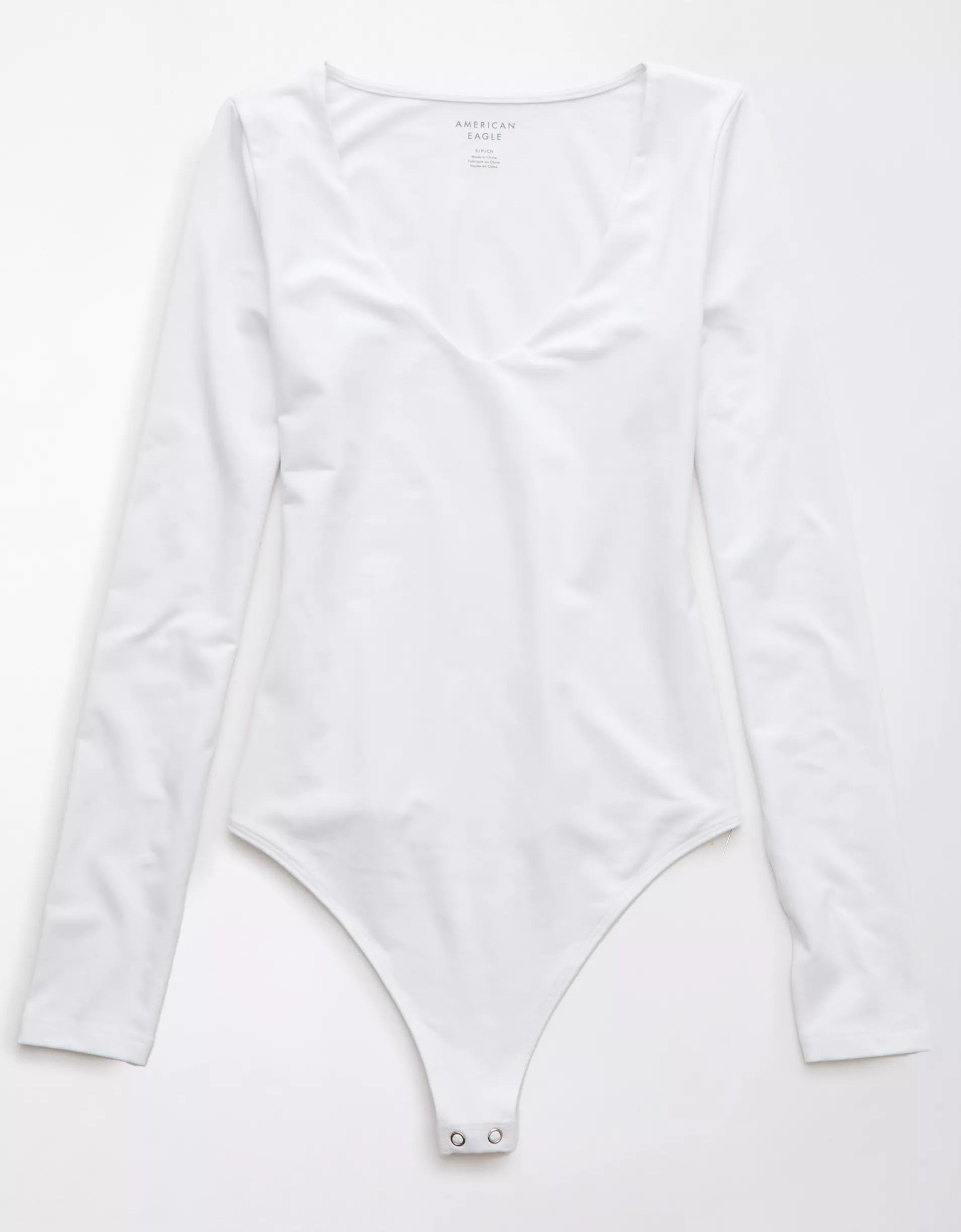 AE Long-Sleeve V-Neck Bodysuit Product Image