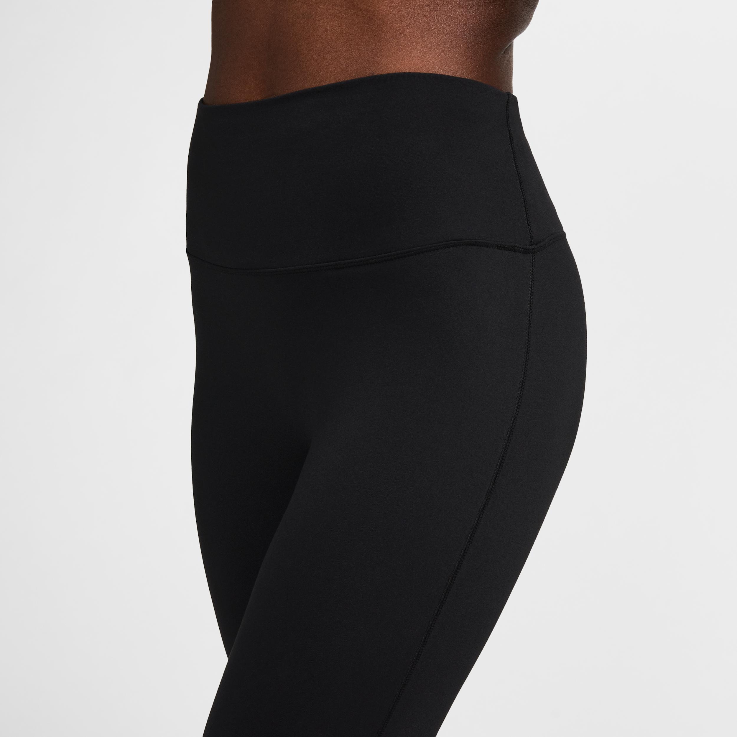 Nike Womens One Seamless Front High-Waisted Full-Length Leggings | HJ9195-010 Product Image