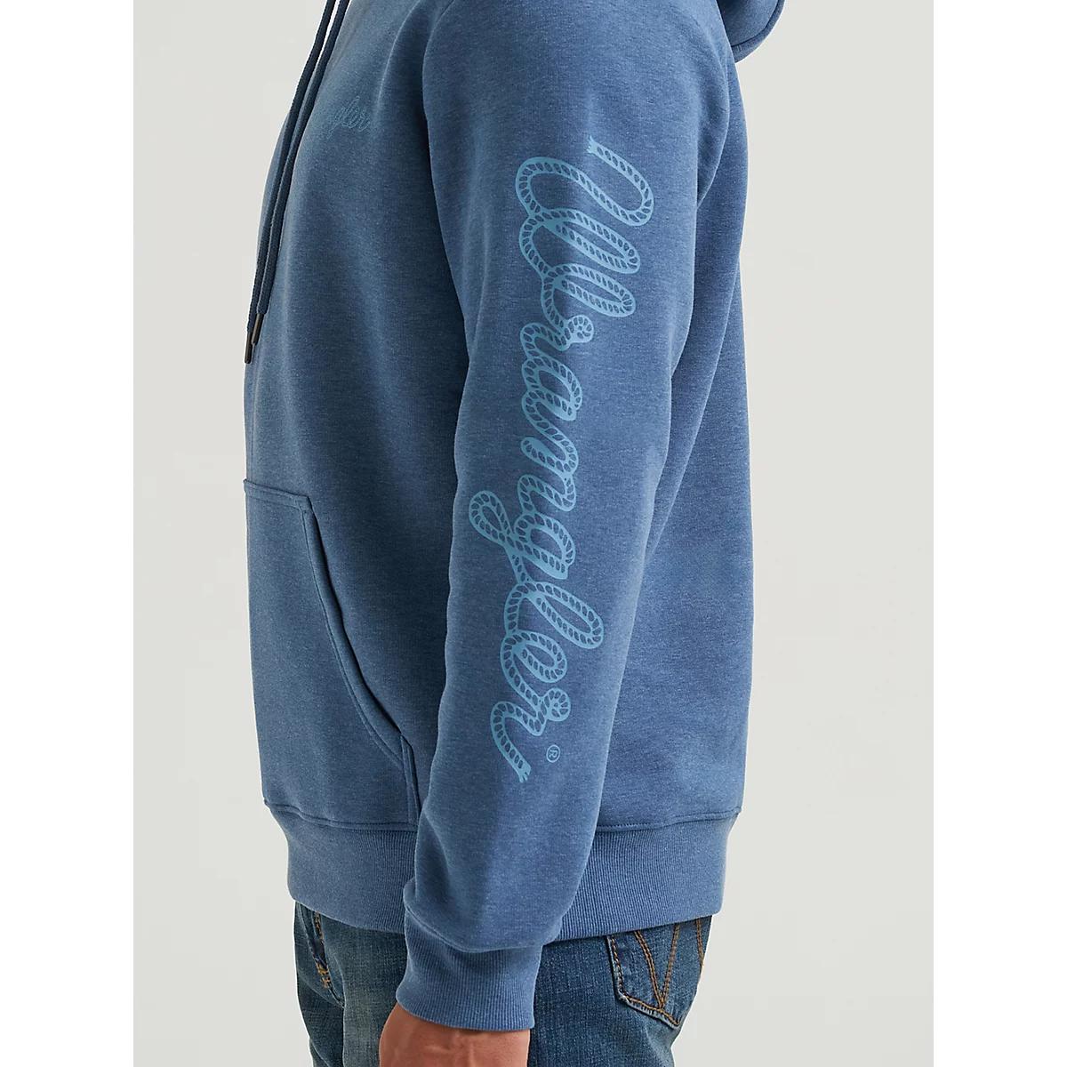 Men's Wrangler® Rope Logo Hoodie in Dark Product Image