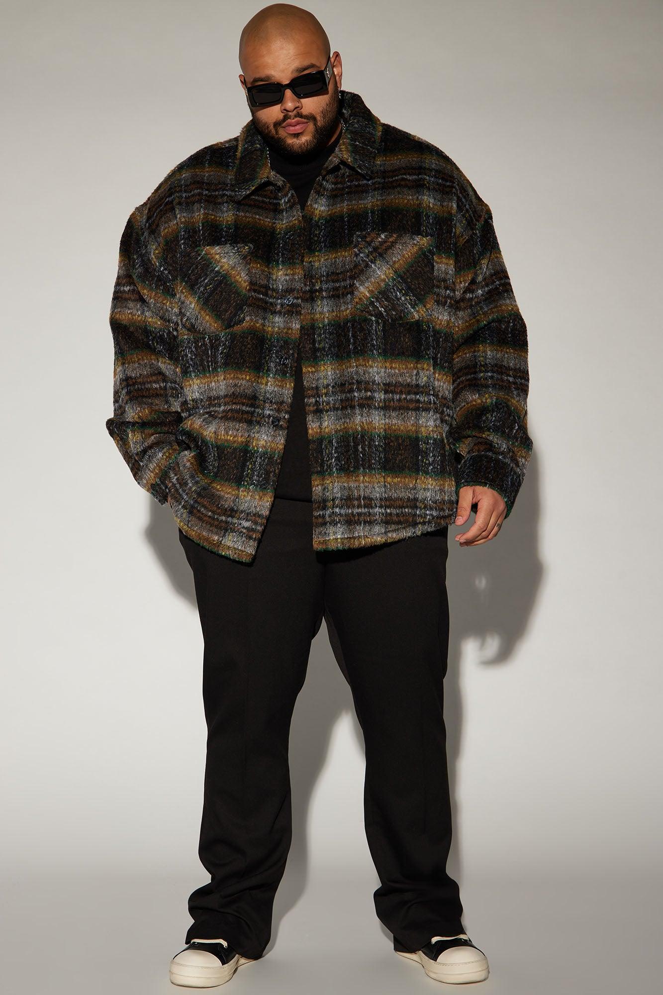 Henderson Mohair Shacket - Brown Product Image