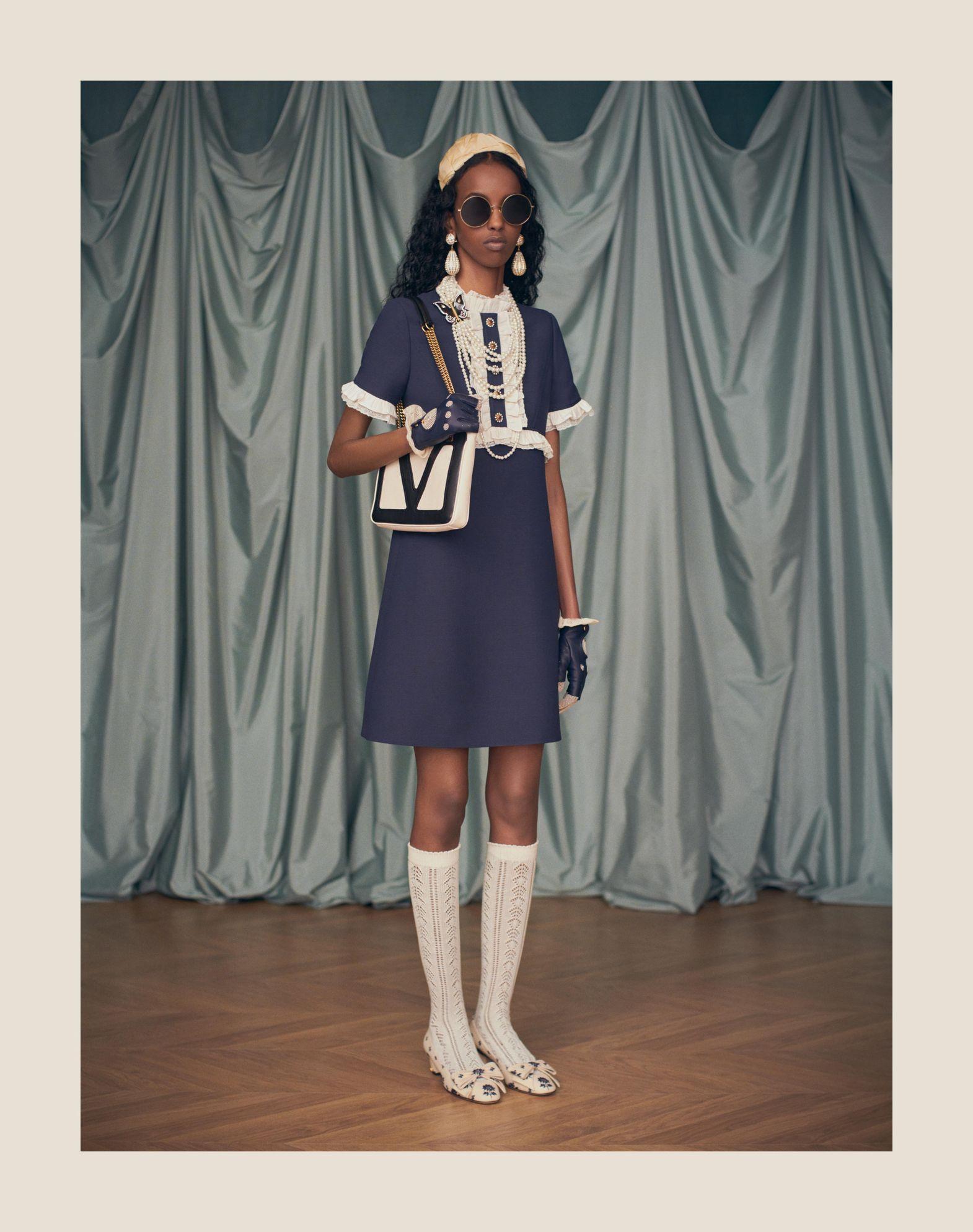 Crepe Couture Short Dress  Product Image