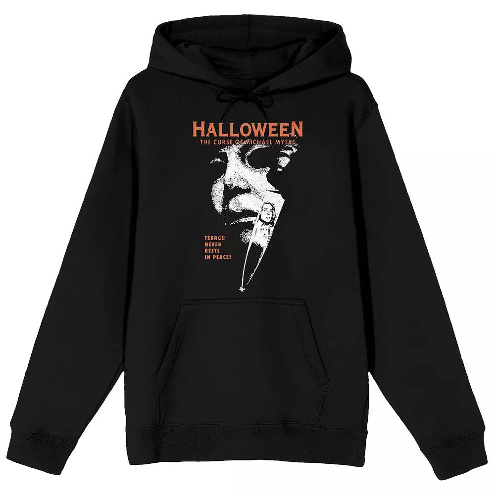 Men's Halloween 6 Michael Myers Poster Graphic Hoodie, Size: Large, Black Product Image