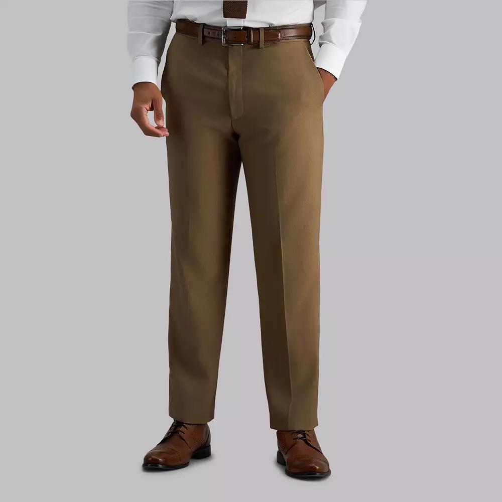 Men’s Haggar® Premium Comfort Expandable-Waist Classic-Fit Stretch Flat-Front Dress Pants, Men's,  Product Image