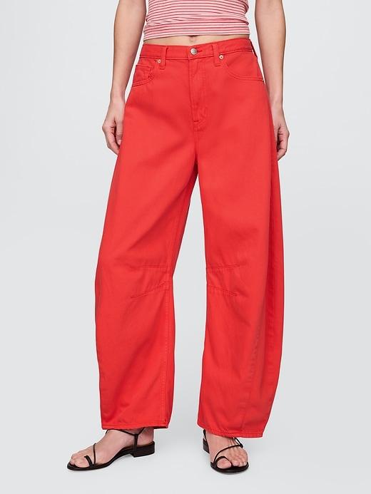 High Rise UltraSoft Horseshoe Jeans Product Image