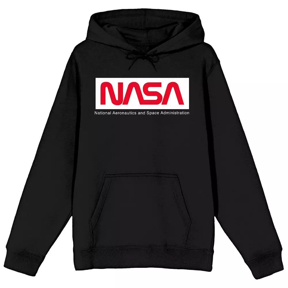 Men's NASA Classic Logo Hoodie, Size: XL, Black Product Image