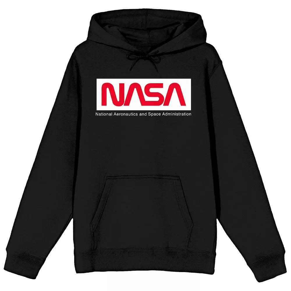 Men's NASA Classic Logo Hoodie, Size: XL, Black Product Image