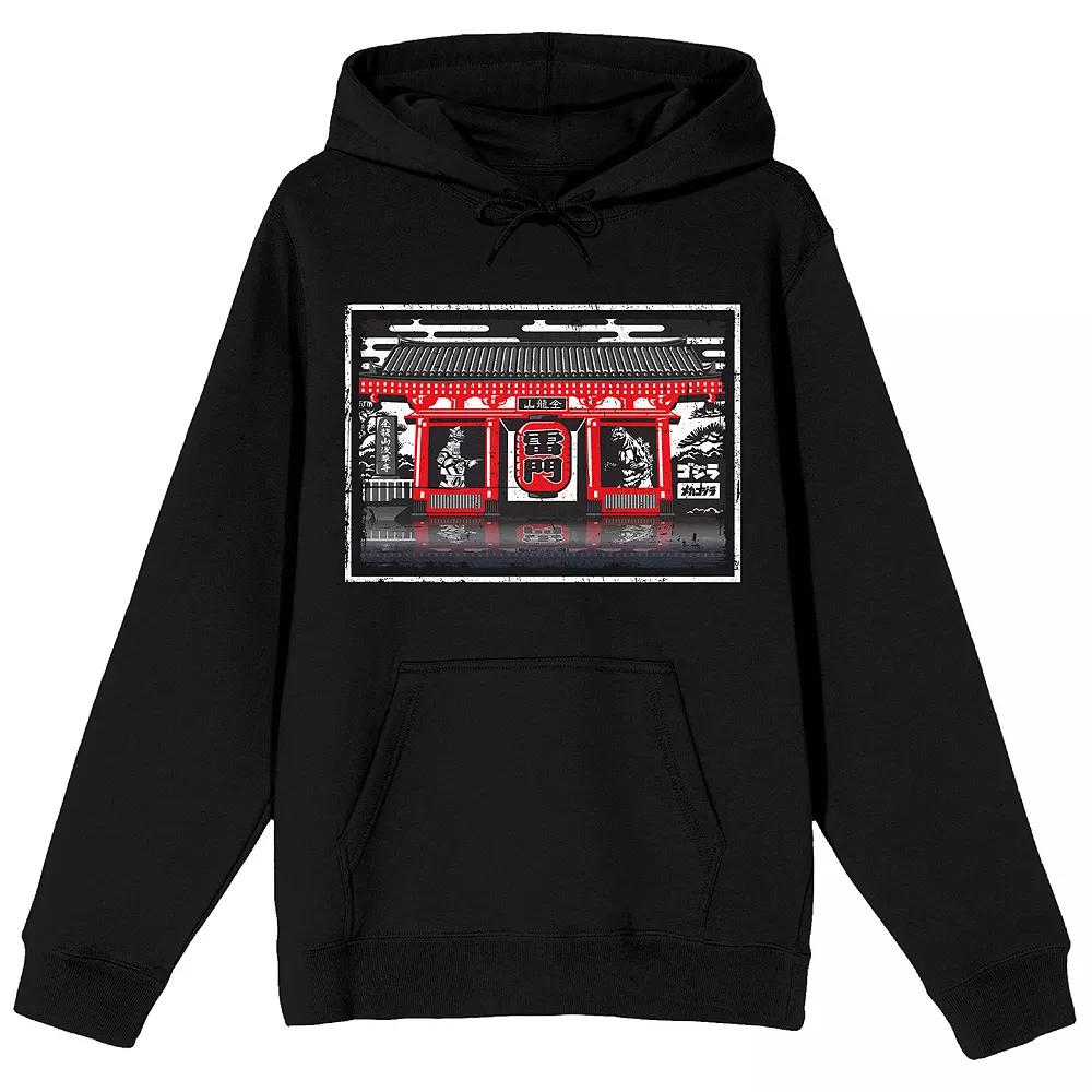 Men's Godzilla Classic Shin Hoodie, Size: Small, Black Product Image