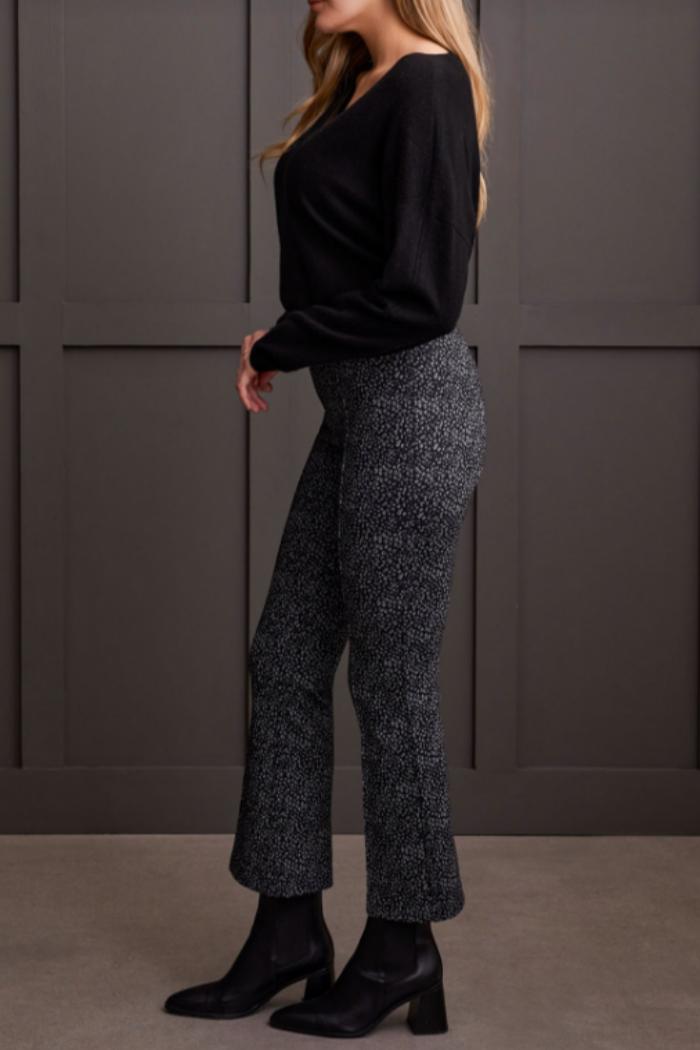 Plaid Pull-On Ankle Pant Product Image
