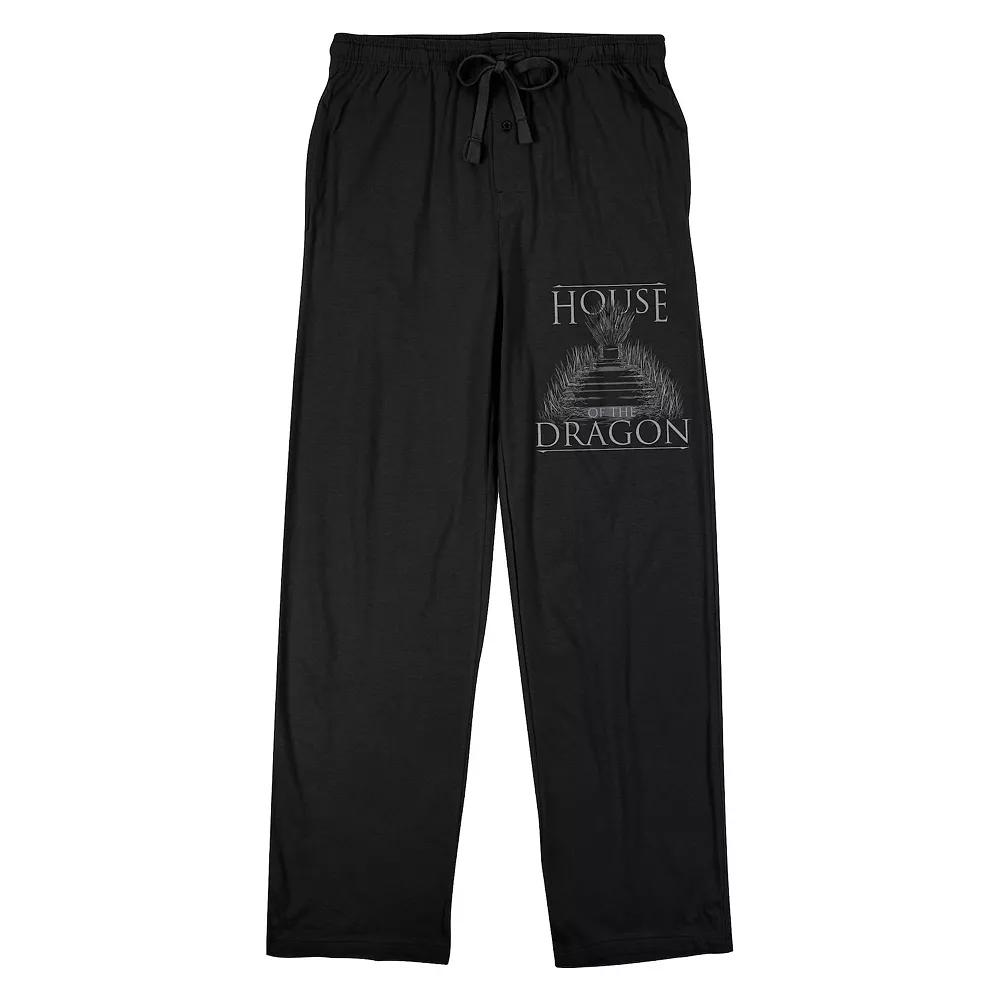 Men's House of Dragon Throne Logo Pajama Pants,  Product Image