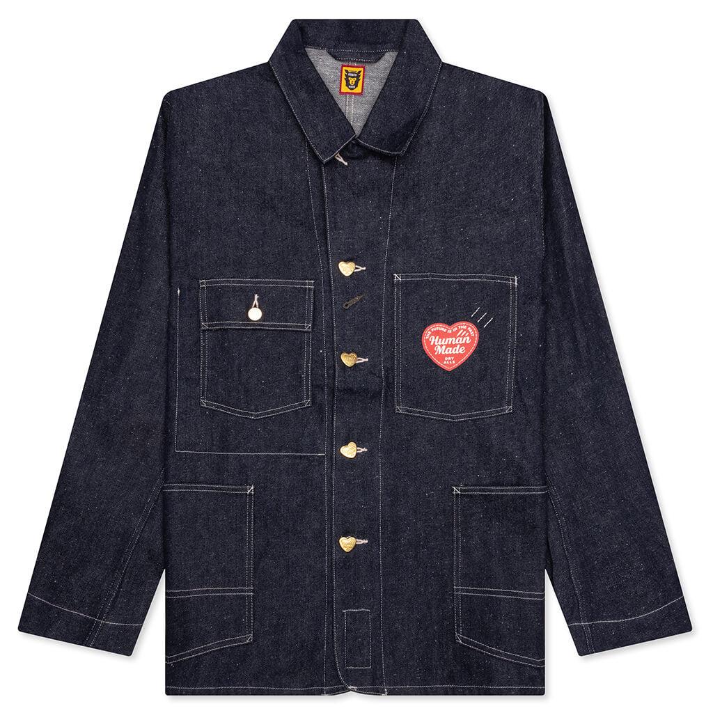 Denim Coverall Jacket Rigid - Indigo Male Product Image