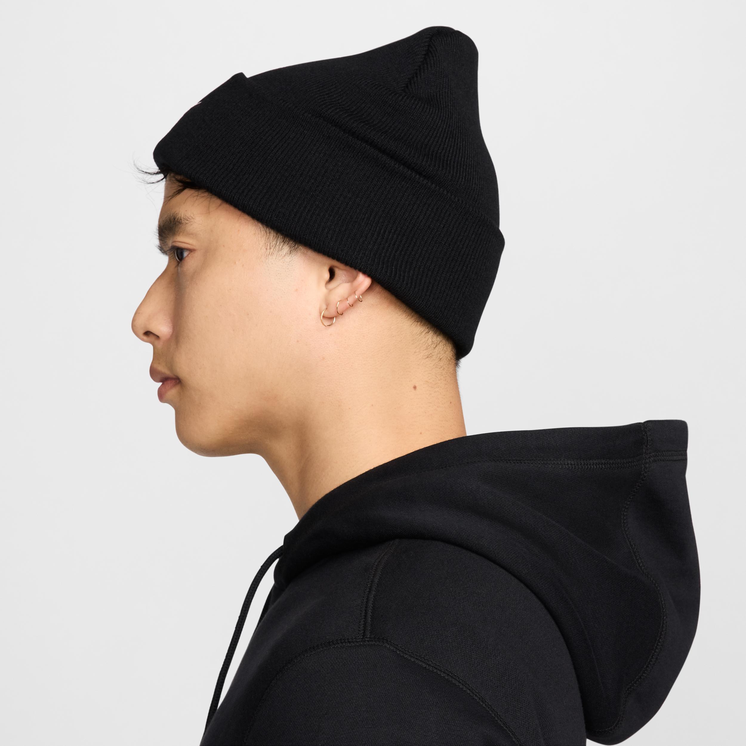 Nike Unisex Peak Swoosh Beanie | HF0187-010 Product Image