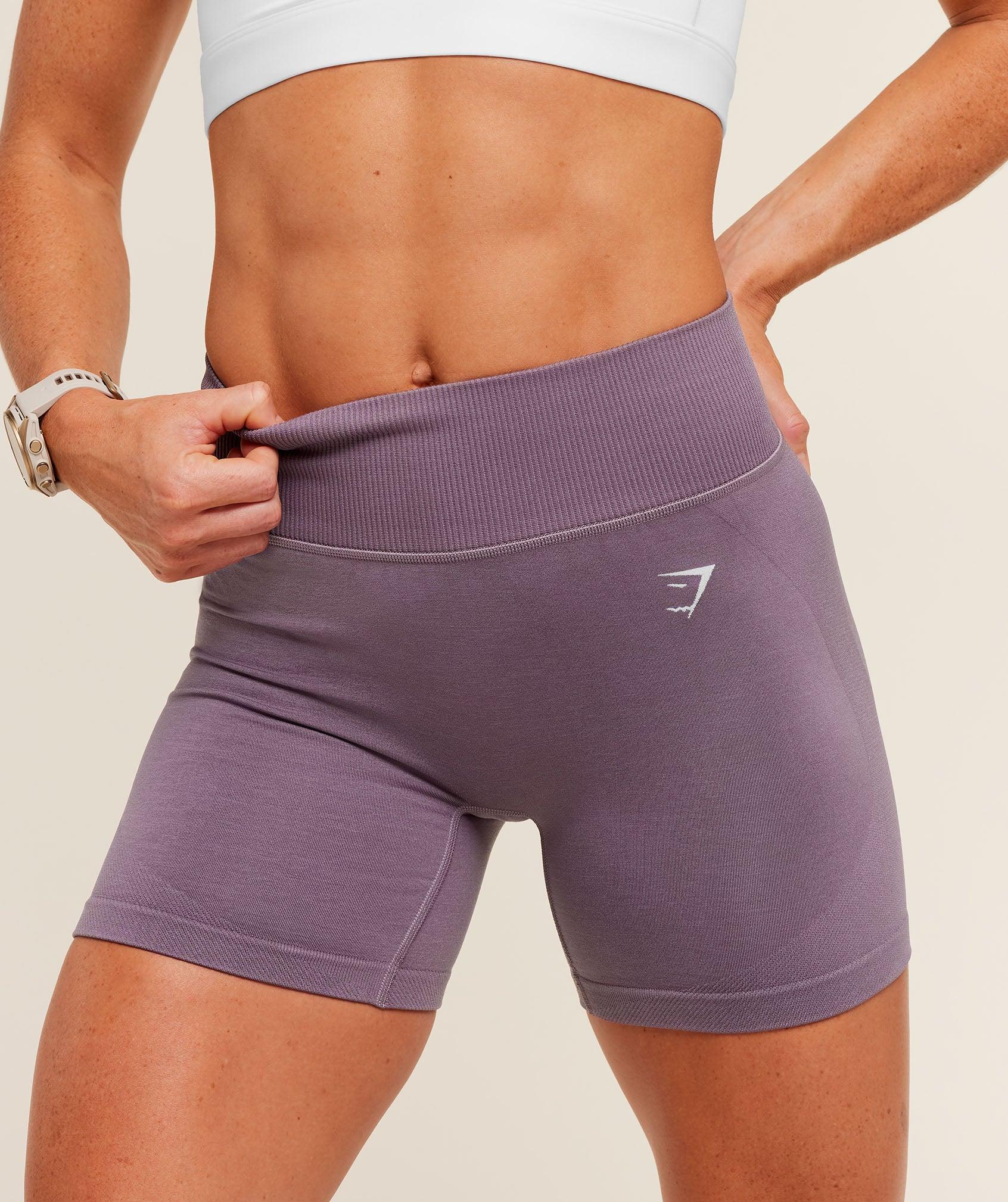 Gymshark Interval Seamless Shorts - Dusk Purple Female Product Image