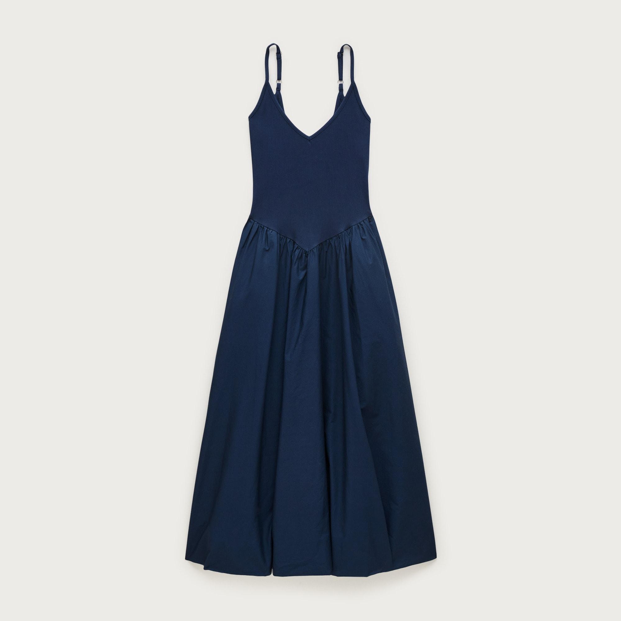 Basque-waist mixy dress Product Image