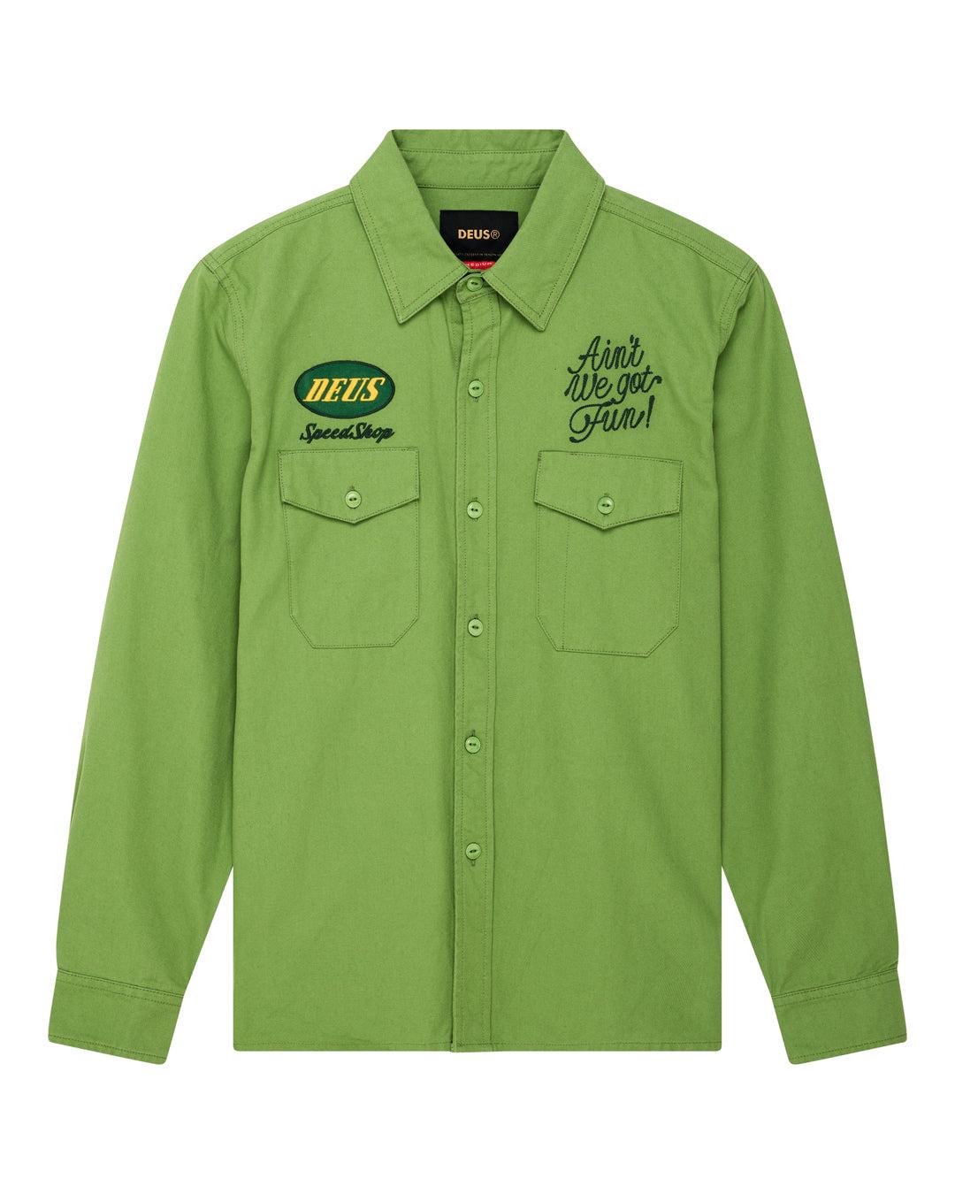 Tin Lizzie Shirt - Tendril Green Product Image