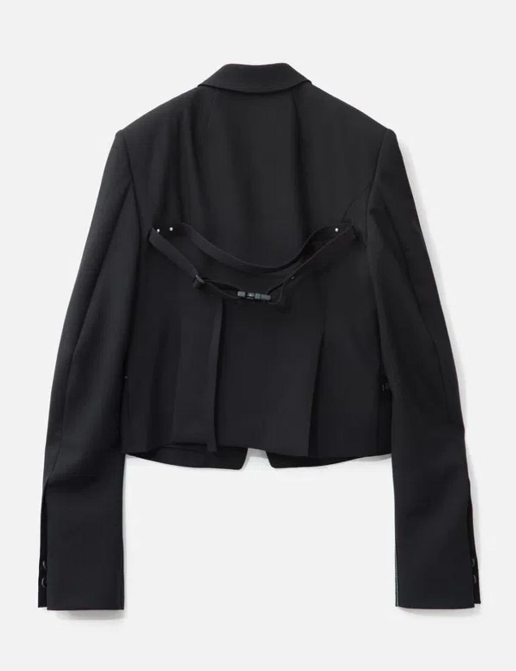 RICK OWENS Alice Studded Virgin Wool Blazer In Black Product Image