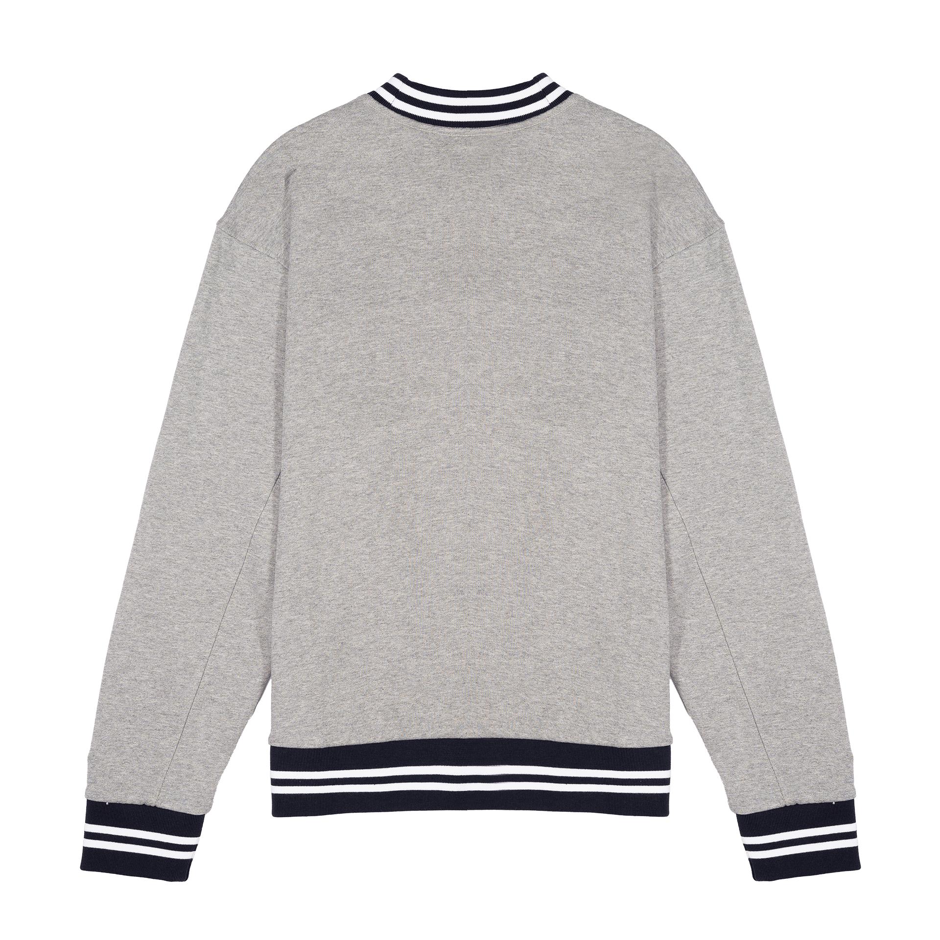 New Era Branded Ombre Heather Gray Crewneck Male Product Image